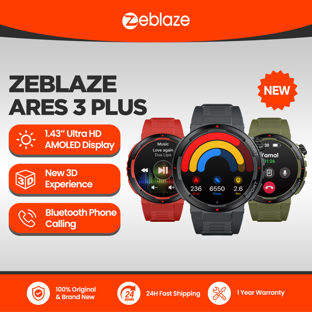 Smartwatch X - Nieuwe Zeblaze Ares 3 Plus 1,43
