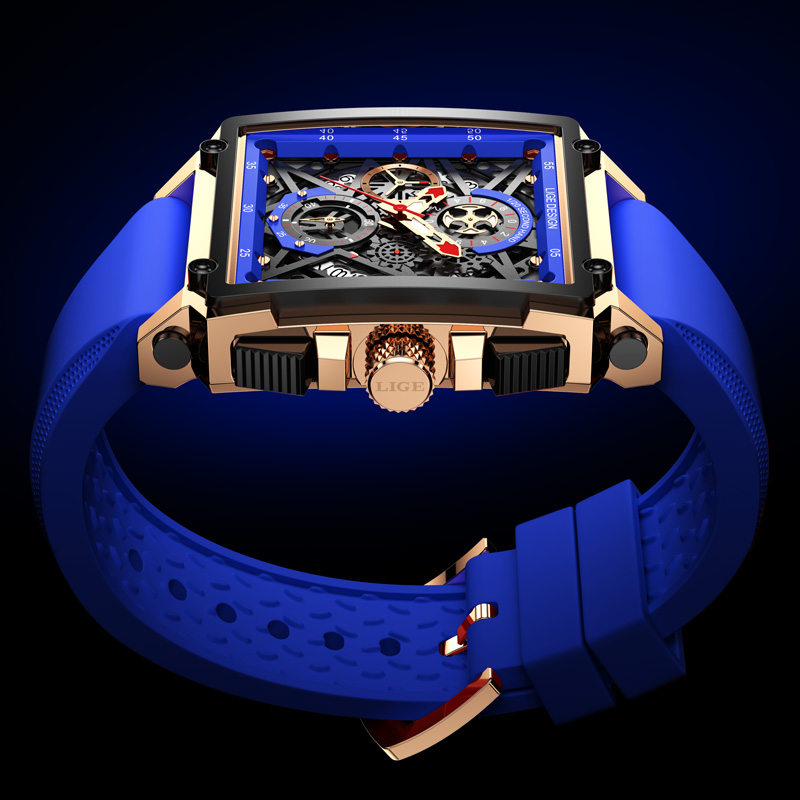 Lige Heren Sport Chronograaf P - Silicone Band Replacement recensie en prijs