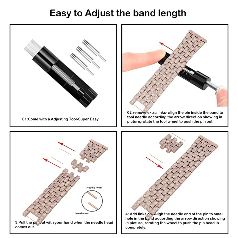 20Mm 22Mm Diamant Band Voor Sa - Titan Smartwatch Accessories recensie en prijs